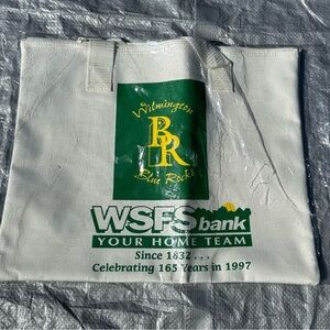 Vintage MiLB Wilmington Blue Rocks White Tote Bag
BRAND NEW